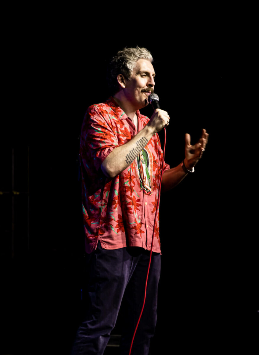 Comedian Carl Donnely Performing at Big Belly Comedy Club in London
