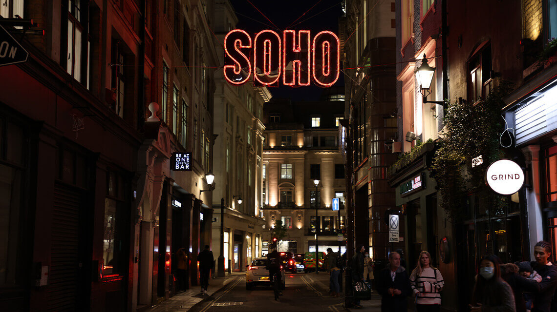 London, Soho.