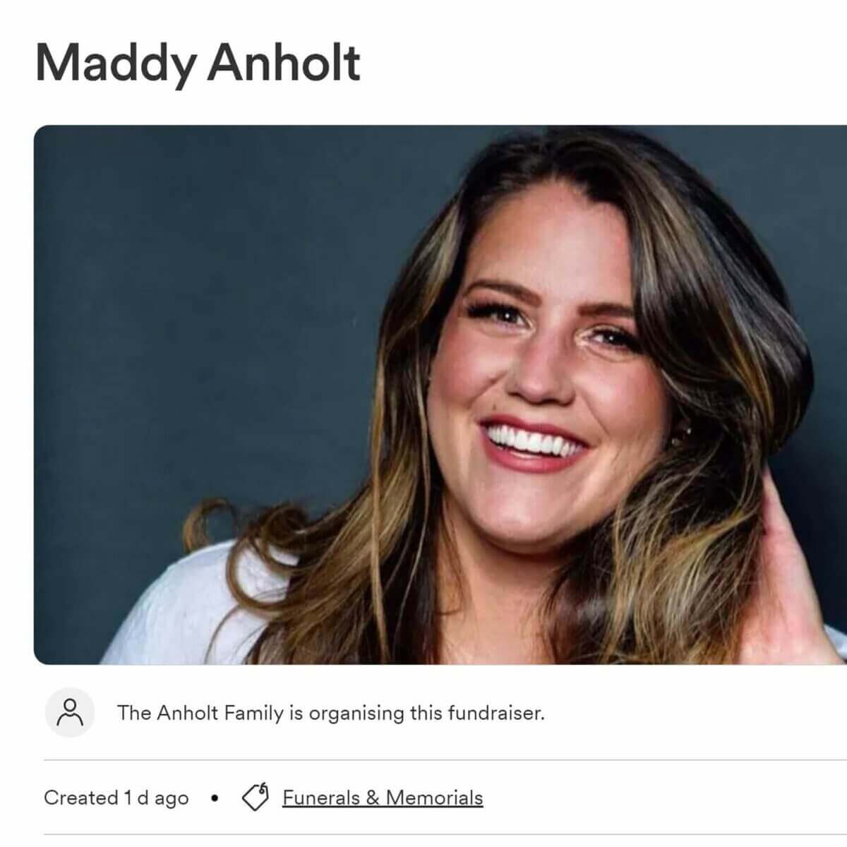 Maddy anhoot's facebook page.