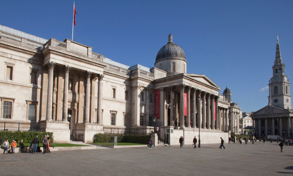 The national gallery in london.