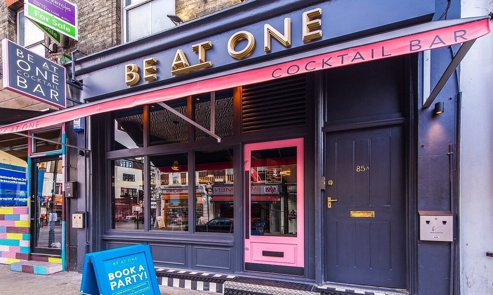 Beat one cocktail bar in london.
