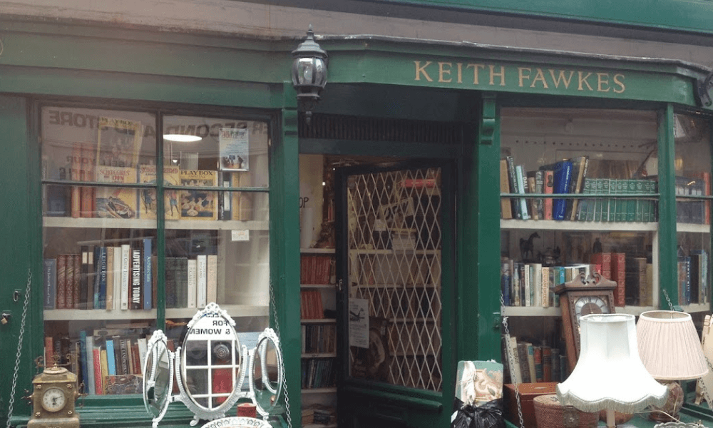 Keith hawkes bookshop in london.