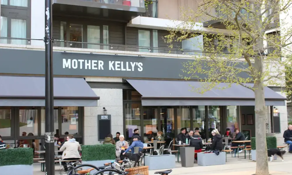 Mother kelly's restaurant in london.